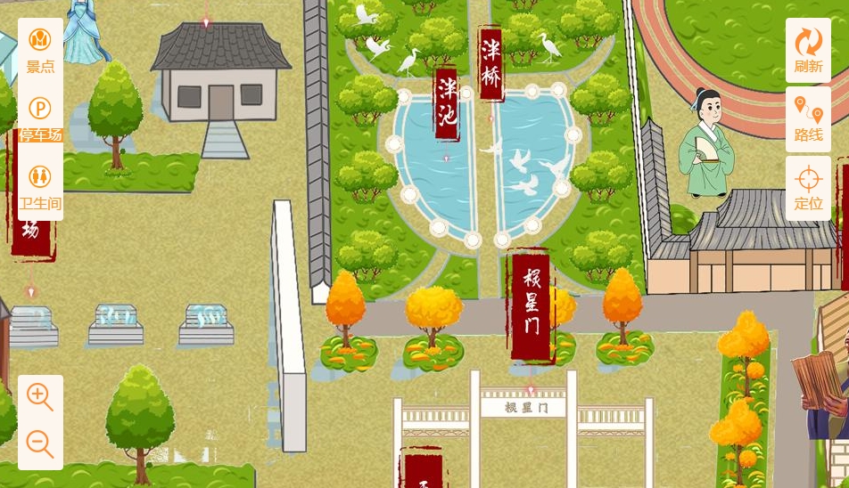 新龙手绘地图景区语音讲解导览系统：智慧景区建设的基石